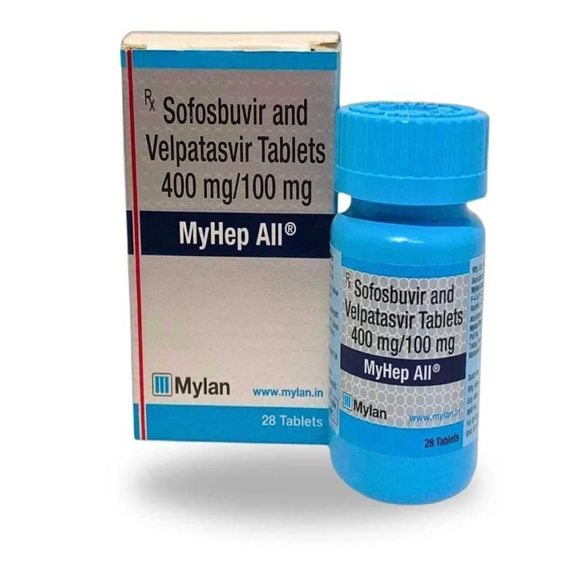 Sofosbuvir + Velpatasvir Tablet IP 400mg/100mg (Mylan)